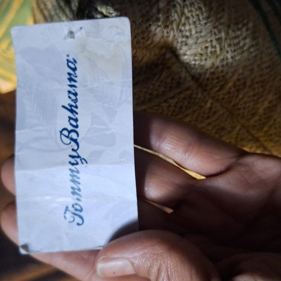 NWT Tommy Bahama Patio Decorative Pillows Palm Leaves Light Brown & Green 14×24 - Picture 4 of 13